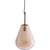 Light & Living - hängeleuchte - Leona - bronze - glas - Ø 33cm - E27 - 2994818