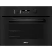 Miele H 2841 B - Kompakt Backofen mit 5 Jahre Garantie, Obsidianschwarz, 60 x 45 cm