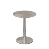 Muxing Gastronomie-Edelstahltisch für Bar und Restaurant – Schlanke Ausführung – Runder Tisch Ø60×75cm【BXG-BY60】