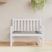 vidaXL Möbel Gartenbank-Auflage Grau 100x50x3 cm Oxford-Gewebe - Gartenmöbelauflagen &58317