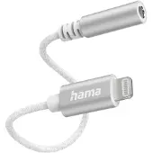 Hama 00201523, Lightning, 3.5mm, Männlich, Weiblich, Weiß, Gerade