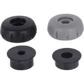 Pedro´s Pumpenkopf-Austauschset für Domestique oder Prestige Standpumpen, grau/schwarz (1 Set)