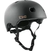 TSG Meta Solid Helm Satin Schwarz L/XL