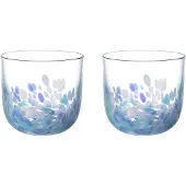 Like. by Villeroy & Boch Wasserglas, 2 Stück Like Confetti Aqua