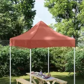 Prolenta Maison Exclusive - Partyzelt-Dach 2x2 m Terracotta-Rot 270 g/m²