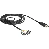 DeLOCK 83786 - USB 2.0 Konverter, Seriell-TTL Pinheader einzeln, 1,8 m (5 V)
