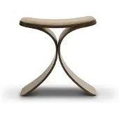 Gejst Luno Hocker, holz dunkel, Höhe 45 cm, Eiche - , Luno, Holz, für Wohnzimmer, Holz, Design