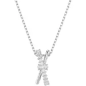 Swarovski Damen Silber Swarovski Anhänger Halskette 5689723