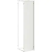 vidaXL Brennholzregal Weiß 25x25x100 cm Kaltgewalzter Stahl
