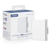Aqara WS-EUK03, Tasten, Kabellos, Weiß, Polycarbonat (PC), Blau, ZigBee, Stand-by, Status