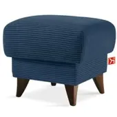 Konsimo Hocker Gustavo II ¦ blau ¦ Maße (cm): B: 53 H: 49