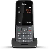 Gigaset SL800H PRO, Analoges/DECT-Telefon, Kabelloses Mobilteil, Freisprecheinrichtung, 500 Eintragungen, Anrufer-Identifikation, Anthrazit