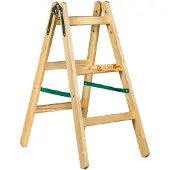 Markenlos Doppelstufenleiter 3 Stufen 95 cm