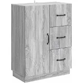 vidaXL Sideboard Graues Sonoma 66 x 34,5 x 87 cm Holzwerkstoff