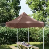 Prolenta Maison Exclusive - Partyzelt-Dach 2x2 m Braun 270 g/m²