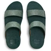 Original Brands FitFlop Lulu Shimmerglitz Sandalen, Größe 38