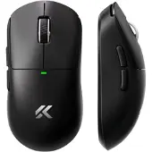 MCHOSE A5 V3 Ultra Lightweight Wireless - Gaming Mus - Optisk - 6 knapper - Sort