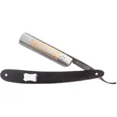 DOVO Cut-Throat Rasiermesser aus Ebenholz mit Gravurplatte