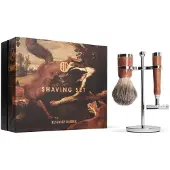 Benjamin Barber Classic 3-teiliges Rasier Set Wood - Safety Razor