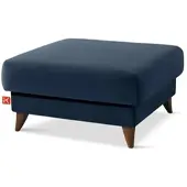 Konsimo Hocker Gustavo ¦ blau ¦ Maße (cm): B: 92 H: 48