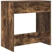 vidaXL Schreibtisch Geräucherte Eiche Holzwerkstoff 77,5 x 43 x 79 cm
