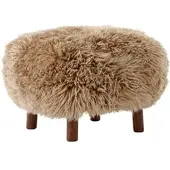 &tradition ATD1 Pouf, walnuss geölt / karakorum 003