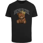 Mister tee New York Crowned Bear Kurzarm-t-shirt