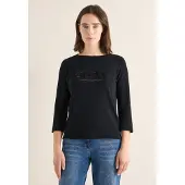 Cecil 3/4-Arm-Shirt mit U-Boot-Ausschnitt