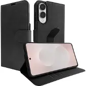 Just in Case Wallet Samsung Galaxy S25 Edge Book Case Schwarz