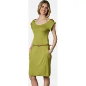 Ragwear Sommerkleid "Sommerkleid Tagg", Damen, Gr. S, N-Gr, grün (pistachio26), Obermaterial: 95% Viskose CV. 5% Elasthan EL., Kleider Sommerkleid