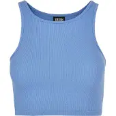 Urban Classics Muskelshirt "Damen Ladies Cropped Rib Top" 1 Stk.