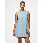 Pieces Pcflora Mini Jeanskleid | Blau | M