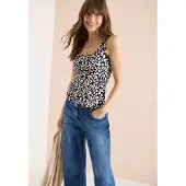 Cecil Tanktop "Style Linda" mit Leo-Muster