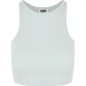 Urban Classics Muskelshirt "Damen Ladies Organic Cropped Rib Top" 1