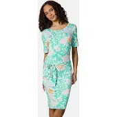 Ragwear Sommerkleid "Taggiana Print YOUMODO" Eingrifftaschen Damen Midikleid mit Taillenband und Taschen