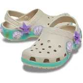 Crocs Classic Sea Sparkle Pantoffeln, Frappe, 22-23