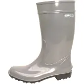 Bockstiegel Damen Gummistiefel Regenstiefel Luisa, Farbe:Grau, Schuhgröße:EUR 36, Artikel:-5190 silbergrau / schwarz