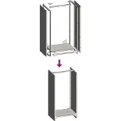 vidaXL Brennholzregal Weiß 40x30x80 cm Kaltgewalzter Stahl