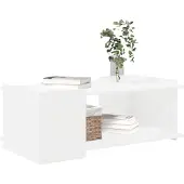 vidaXL Couchtisch Weiß 90 x 50 x 33 cm Holzwerkstoff