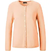 Goldner Strickjacke "Eleganter Herbstcardigan mit Rundhals" Ohne