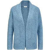 Goldner Strickjacke "Elegante Grobstrickjacke, Zopfmuster" Ohne
