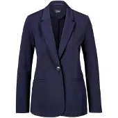 Goldner Jackenblazer "Kurzgröße Damenblazer mit Reverskragen und Paspeltaschen" mit formgebenden Teilungsnähte