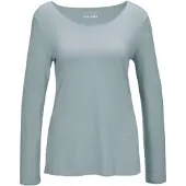 Goldner Longpullover "Kurzgröße Kombistarkes Langarmshirt mit tonaler Zierkante" Ohne