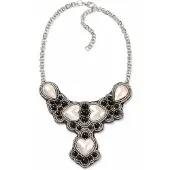 Collezione alessandro Statementkette "Karlotta" mit unterschiedlichen Glasperlen