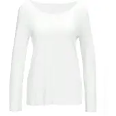 Goldner Longpullover "Kurzgröße Kombistarkes Langarmshirt mit tonaler Zierkante" Ohne