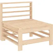 vidaXL 3-tlg. Garten-Lounge-Set Massivholz Kiefer