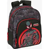 Marvel Miles Morales 9l 27x33x10 Cm Small Rucksack Schwarz,Grau Kinder Schwarz,Grau One Size