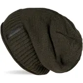 StyleBREAKER Strickmütze "Feinstrick Beanie mit Teddyfleece" 1 Stk.