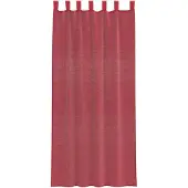 vidaXL Voile Vorhänge mit Stangentaschen 2 Stk. Weinrot
