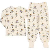 Geggamoja Zweiteiliger Pyjama Pippi Langstrumpf, Beige, 122-128